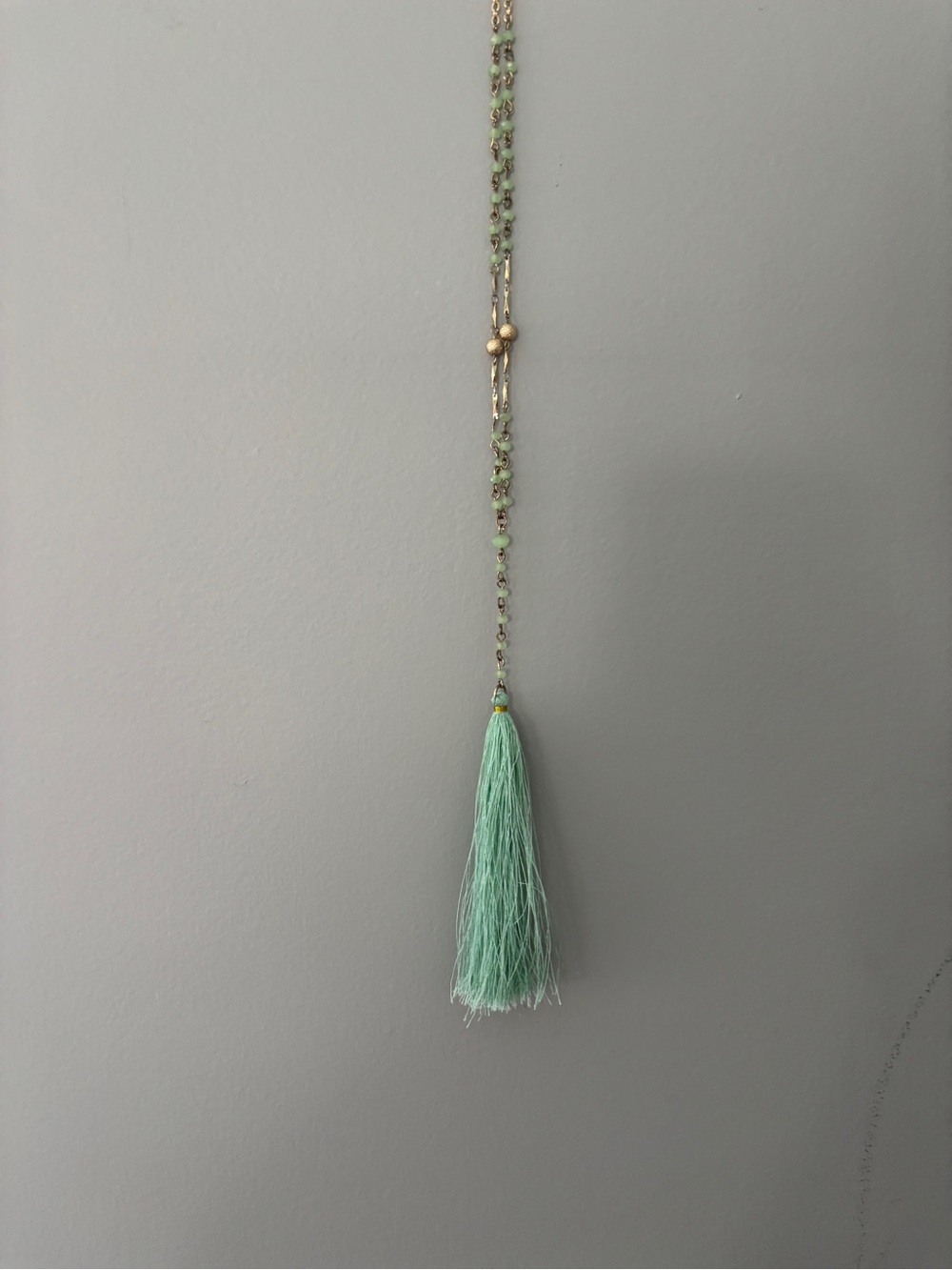 Long boho style necklace